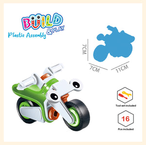 Easy assemble plastic build and play for beginner