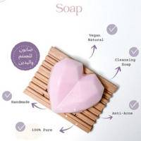 Heart Soap Pink Love
