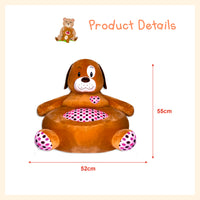 Dog figure kids soft floor seat
