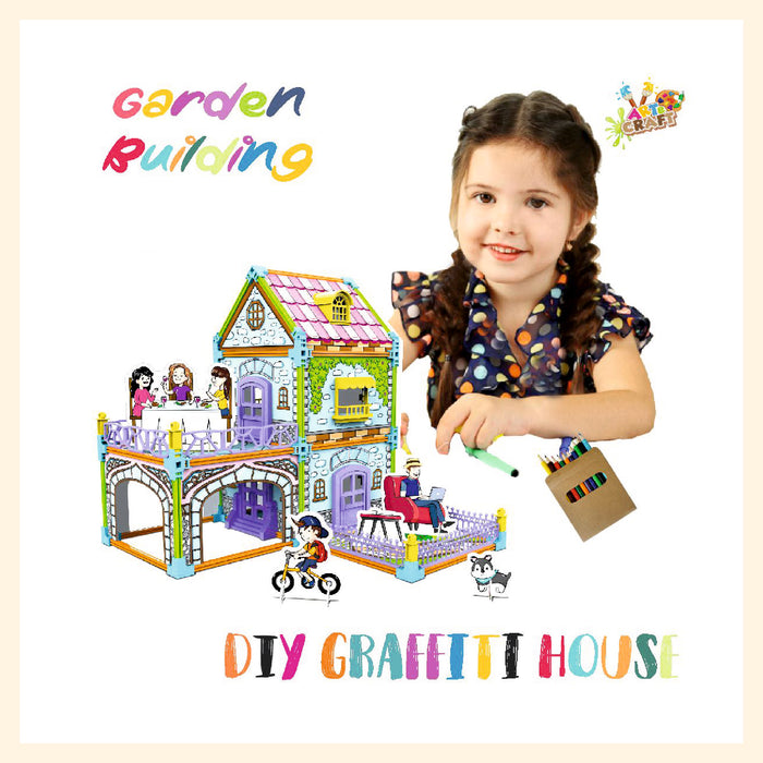 Garden Building – DIY Graffiti Mini-playhouse