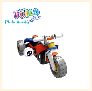 Build and play 37pieces plastic assembly STEAM toy for kids