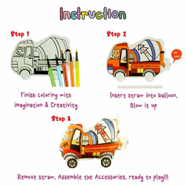 Pieces Coloring Balloons-12pcs