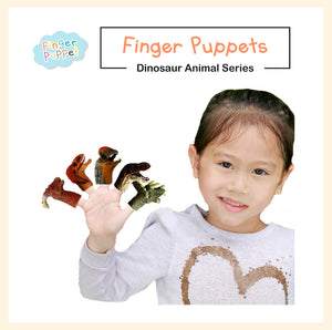 Gigantic dinosaur finger puppet 5 pieces