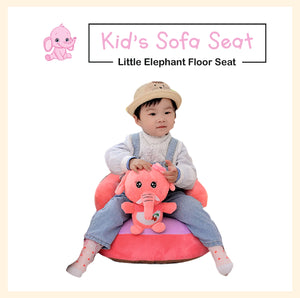 Cartoon elephant figure plush sofa seat learning to sit chair for kids