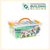 87 pieces big building stacking blocks with ratchet and hand drill
