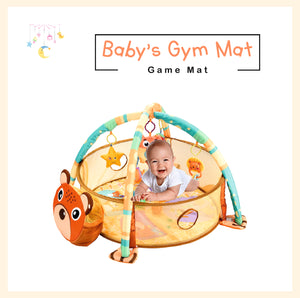 Cartoon bear baby infant activity play gym mat w hanging toys Ocean Ball