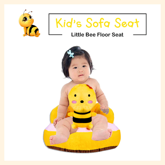 Cartoon bee figure plush sofa seat learning to sit chair for kids