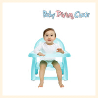 Foldable comfort booster chair for toddler blue
