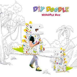Wearable DIY Doodle Toys Zoo Animals – Dinosaur