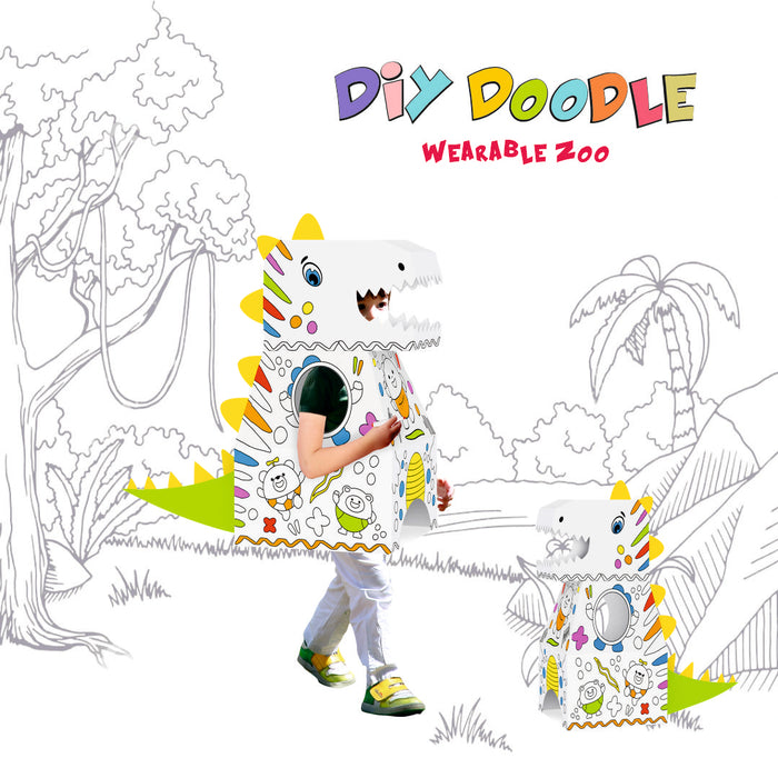 Wearable DIY Doodle Toys Zoo Animals – Dinosaur