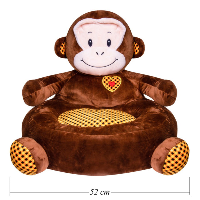 Monkey figure kids animal soft floor seat
