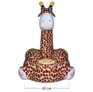 Plush Giraffe figure kids soft floor seat