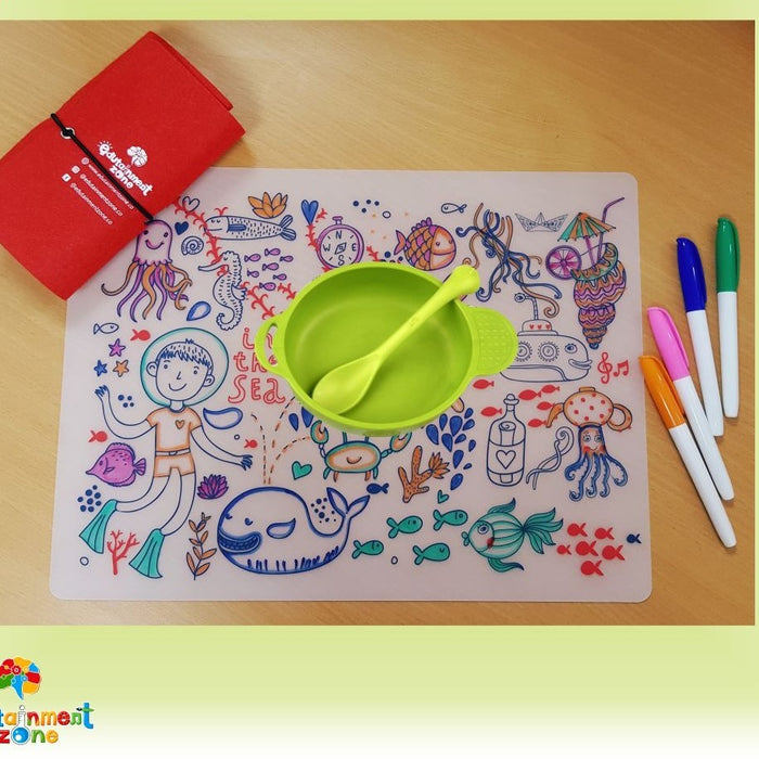 Sea World Design Washable Silicone Mat