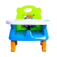 Multi-color foldable kids booster chair dining indoor and outdoor chair
