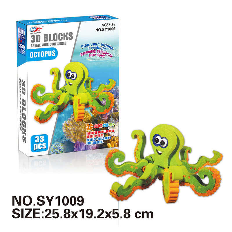 Octopus EVA Puzzle Blocks